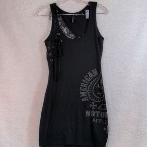Affliction Black Premium Lace Dress